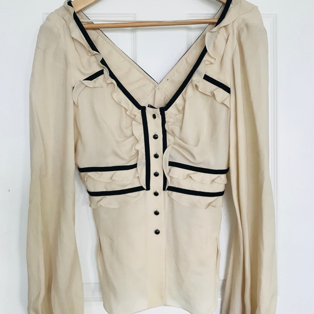 BNWT Robert Rodriguez 💯 silk blouse